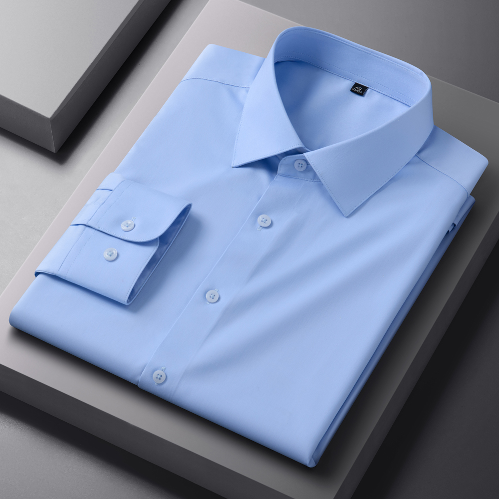 Breathable Bamboo Fiber Shirt Non Iron - Męska koszula biznesowa casual, odporna na