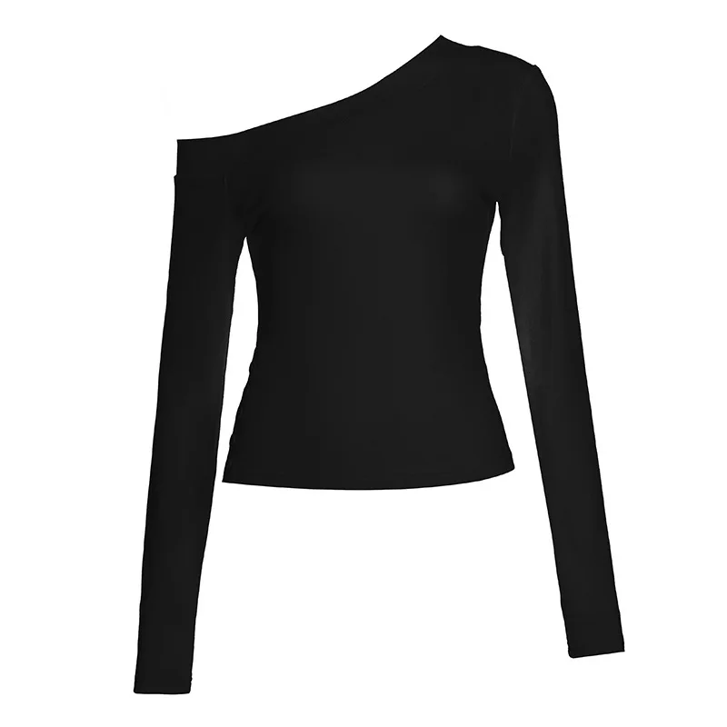 T-Shirts - Damska koszulka z plisami i guzikami