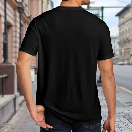 Męska czarna świąteczna koszul – Short Sleeve Bowling Shirt Retro recenzja i cena