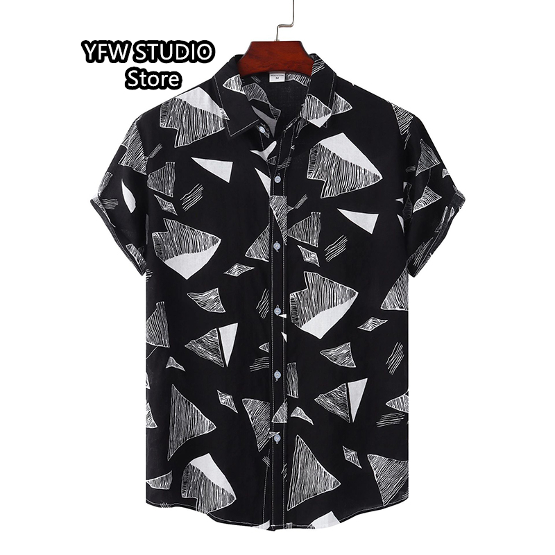 Męska hawajska bluzka z nadruk – Vintage Hawaiian Floral Shirt recenzja i cena