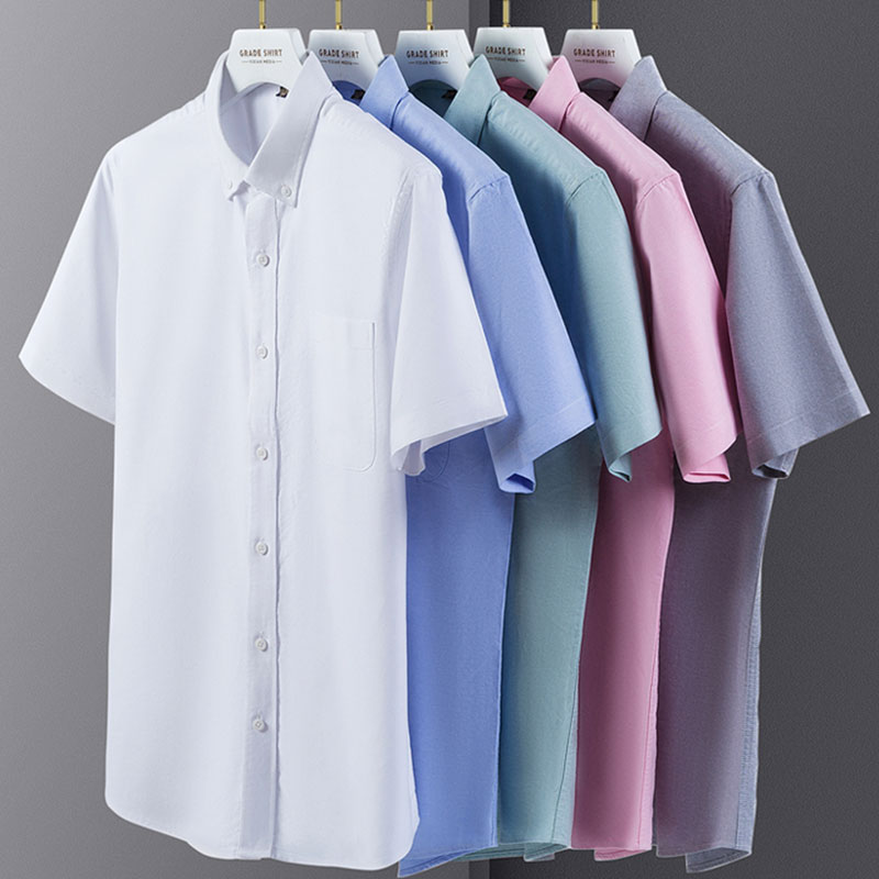 Letnia nowa 100% bawełna Oxfor – Oxford Cotton Casual Shirt Business recenzja i cena
