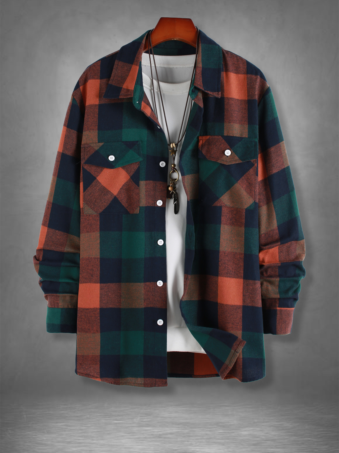 Męska koszula flanelowa w retr – Jackets recenzja i cena