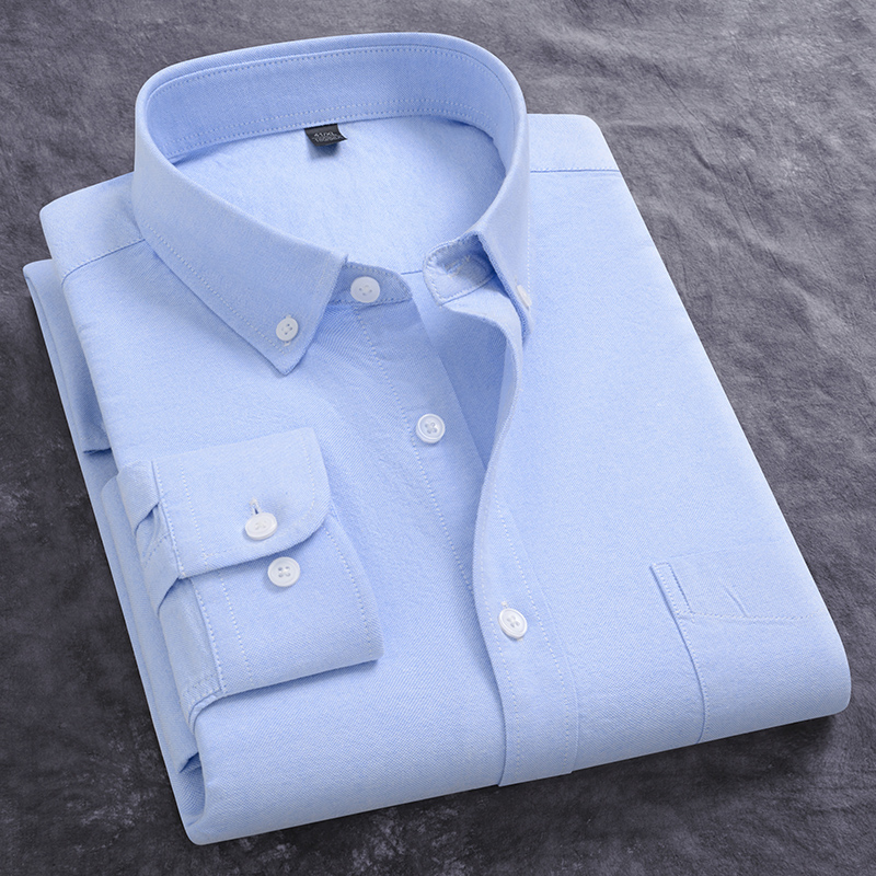 Wiosna Nowa Męska Koszula Oxfo – Oxford Cotton Casual Shirt Business recenzja i cena
