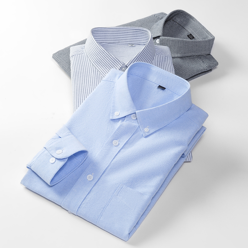 Wiosna Nowa Męska Koszula Oxfo – Oxford Cotton Casual Shirt Business recenzja i cena