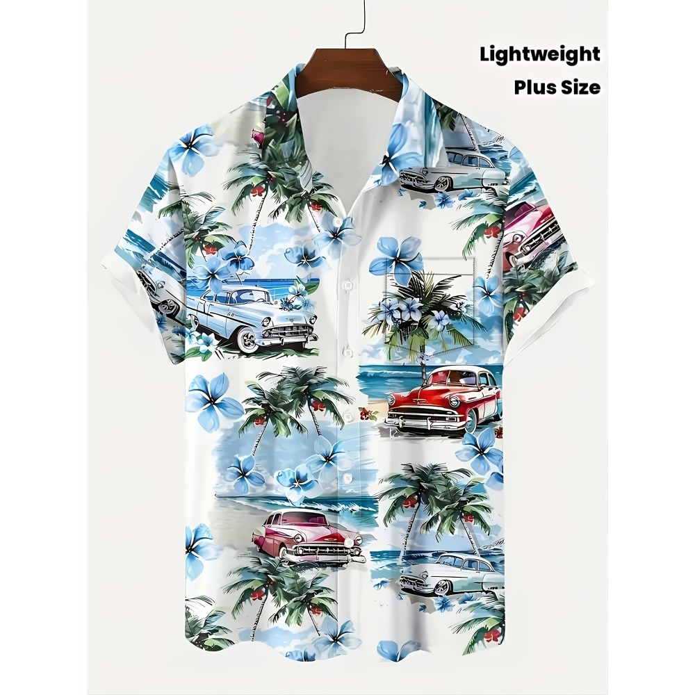 Męskie koszule hawajskie w sty – Vintage Hawaiian Floral Shirt recenzja i cena