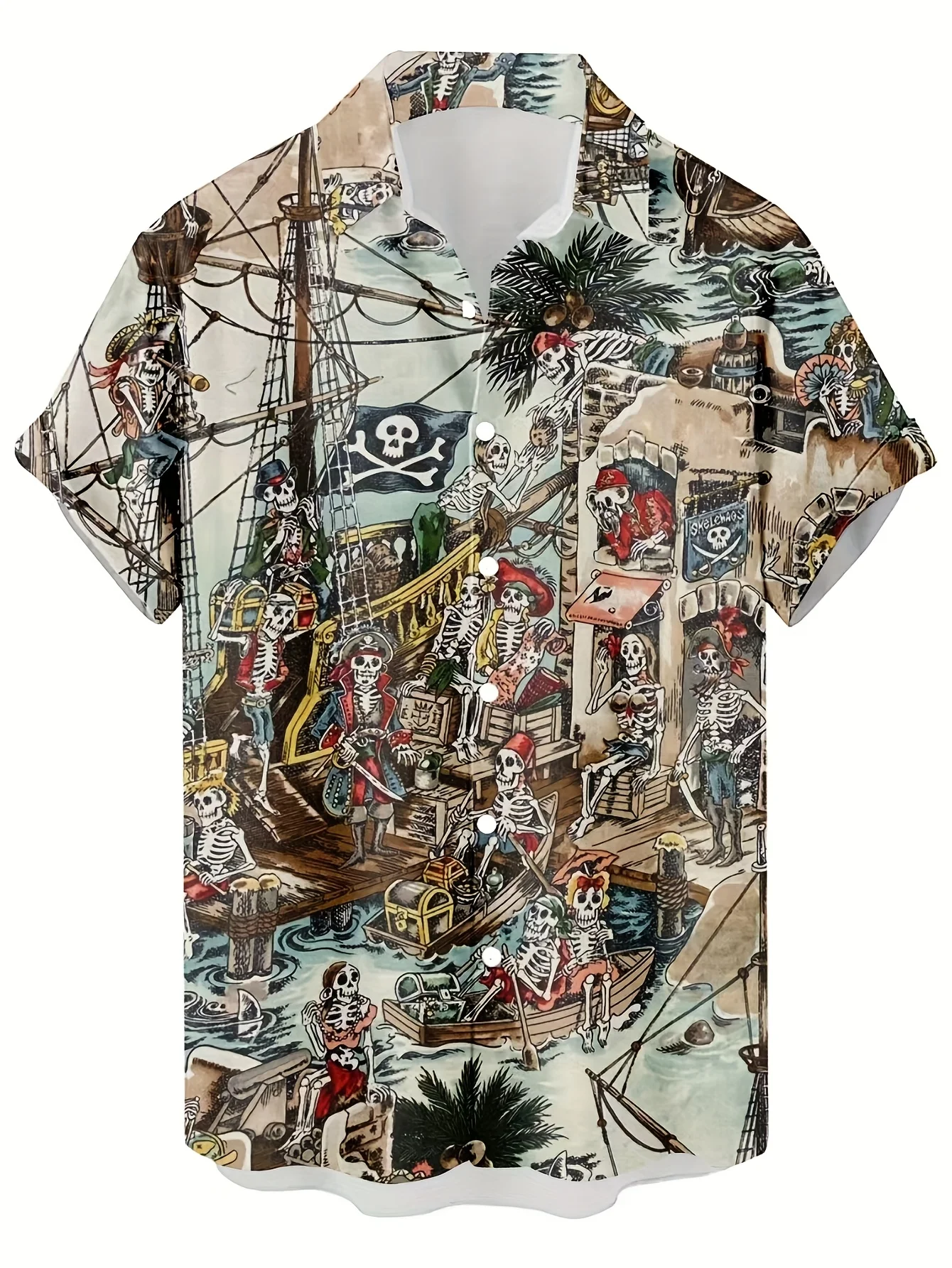 Męskie koszule hawajskie w sty – Vintage Hawaiian Floral Shirt recenzja i cena