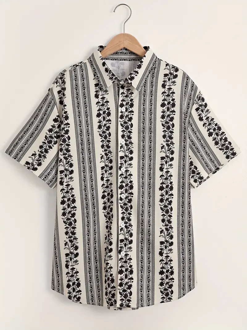 Męska klasyczna koszula hawajs – Short Sleeve Bowling Shirt Retro recenzja i cena