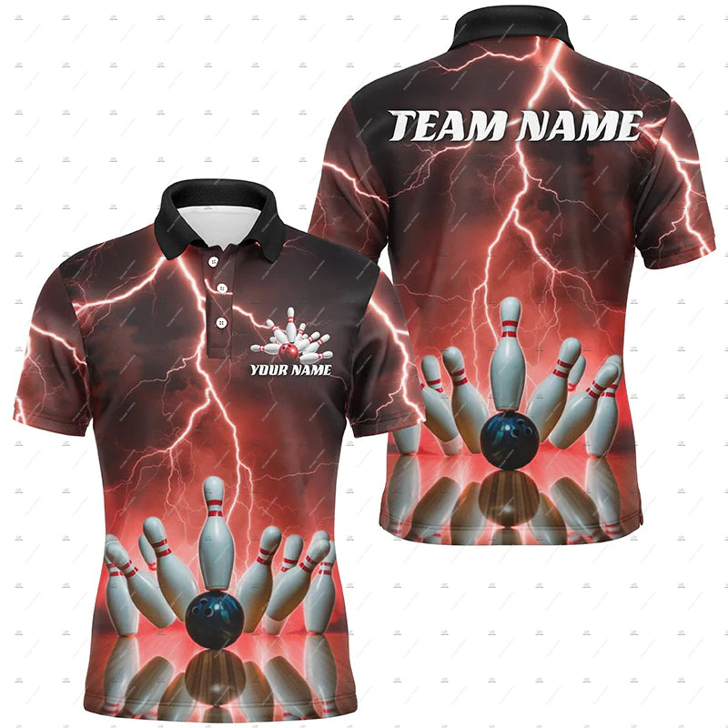 Koszulki Polo z Krótkim Rękawe – Short Sleeve Bowling Shirt Retro recenzja i cena