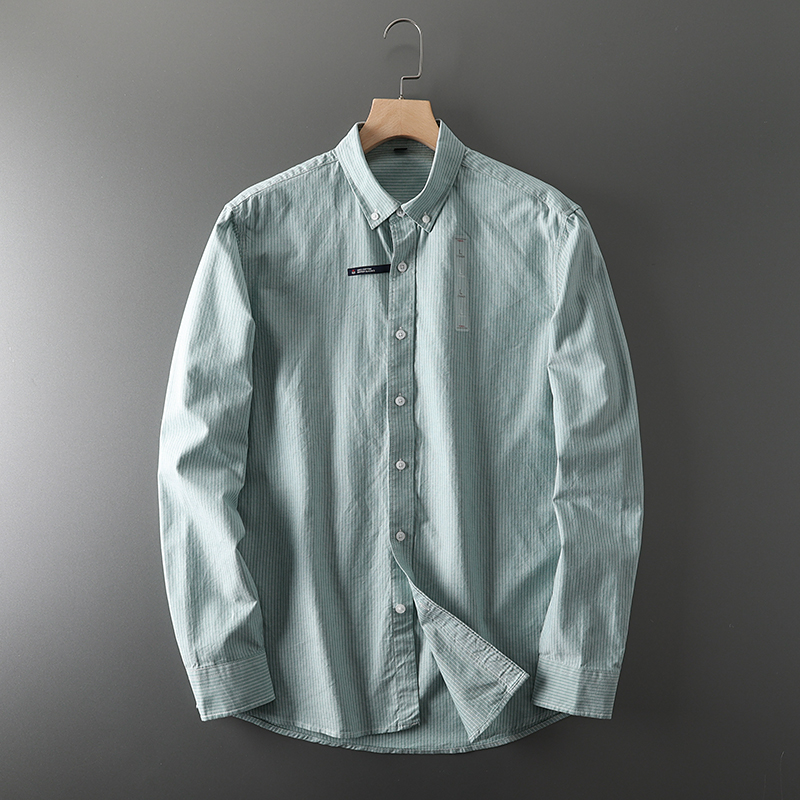 Moda męska Biznesowa praca ślu – Oxford Cotton Casual Shirt Business recenzja i cena