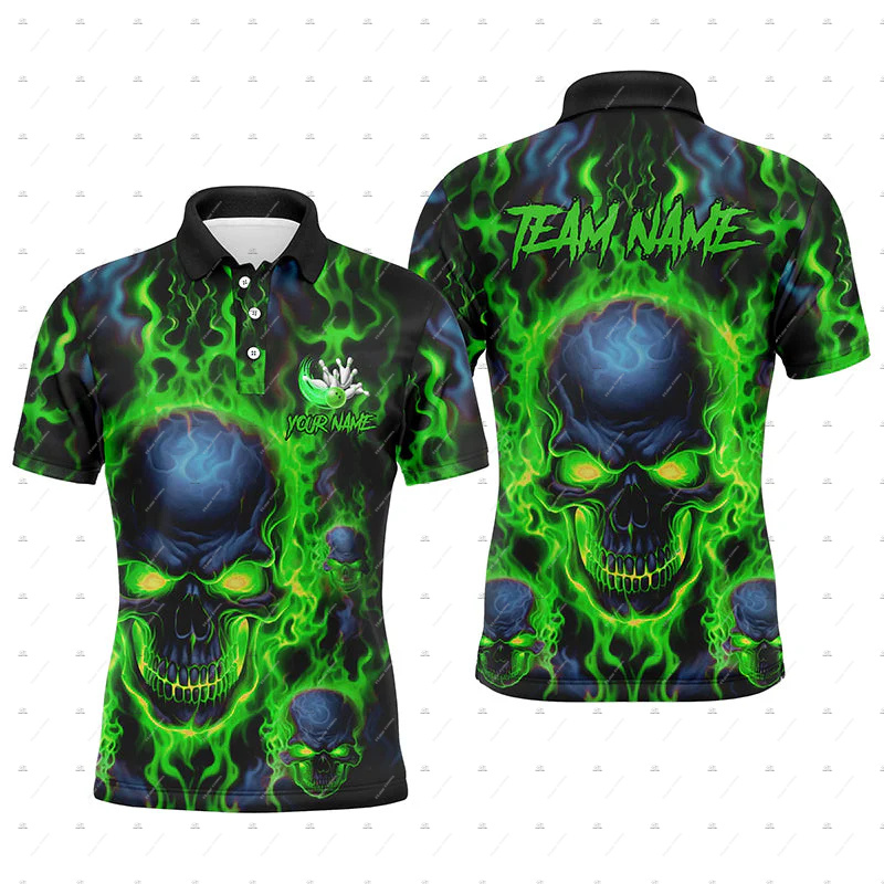 Koszulki Polo z Krótkim Rękawe – Short Sleeve Bowling Shirt Retro recenzja i cena