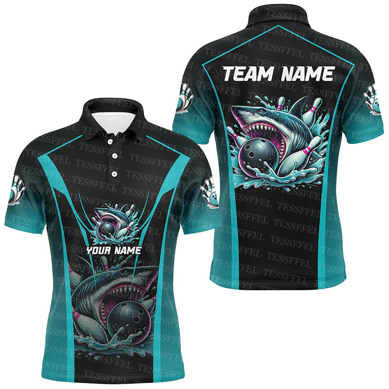 Koszulki Polo z Krótkim Rękawe – Short Sleeve Bowling Shirt Retro recenzja i cena