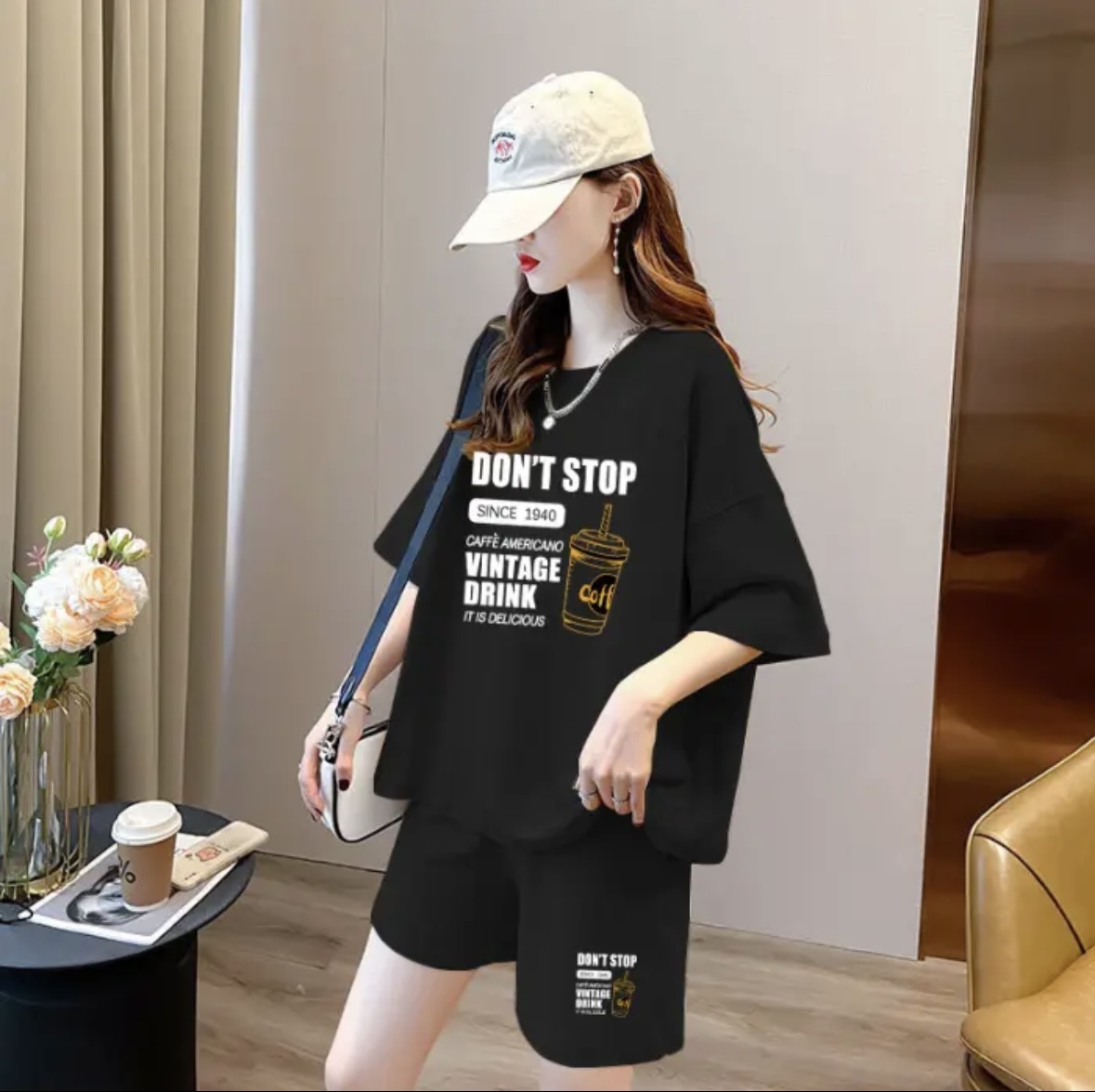 Modny damski letni komplet szo – T-Shirts recenzja i cena
